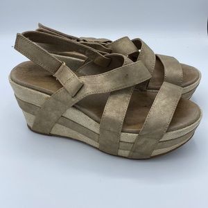 Antelope Slingback Platform Sandal size 7 GUC